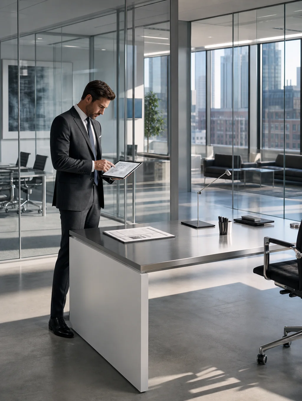 Henrietta Lescalier Risk Advisory global office space — modern, professional, and structured
