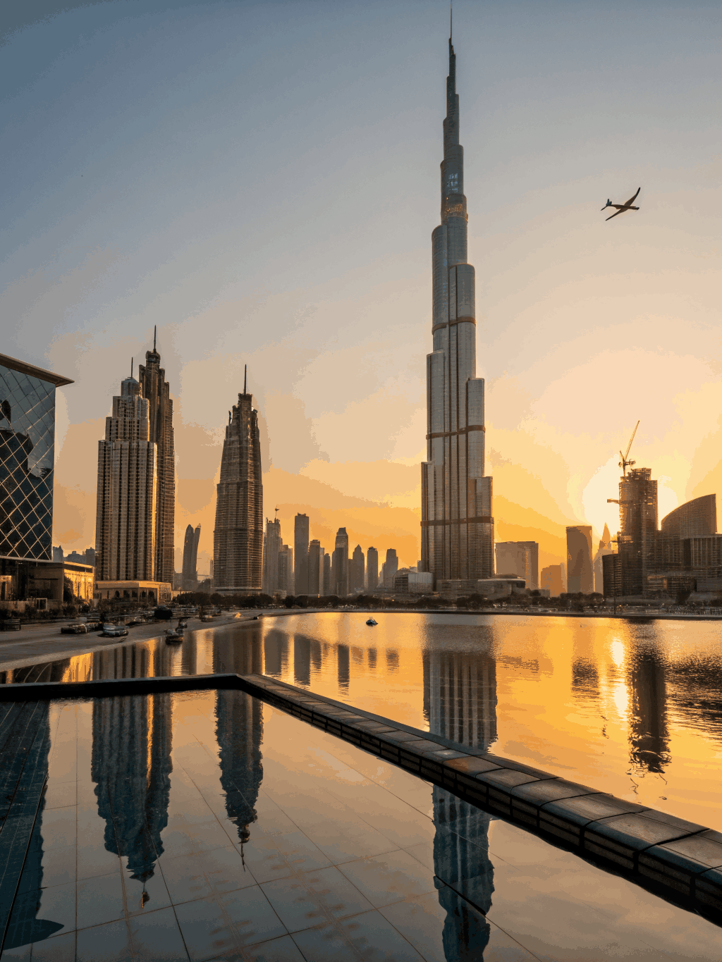 Dubai financial district skyline